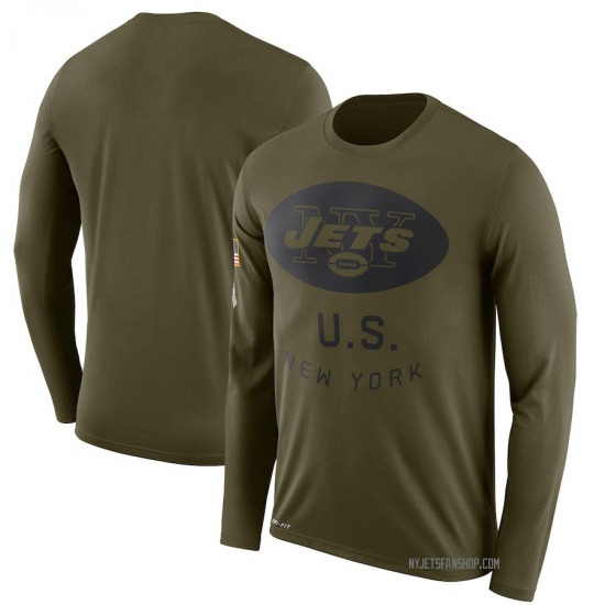 New York Jets - Salute To Service NFL Long Sleeve T-Shirt :: FansMania