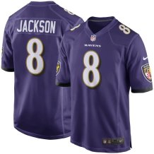 Baltimore Ravens - Lamar Jackson Game Purple NFL Jersey