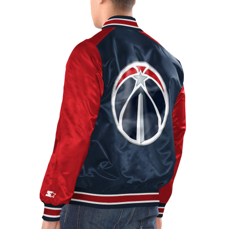 Washington Wizards - Full-Snap Varsity Satin NBA Jacket