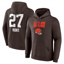 Cleveland Browns - Kareem Hunt Wordmark NFL Mikina s kapucňou