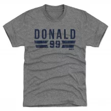 Los Angeles Rams - Aaron Donald Font Gray NFL T-Shirt