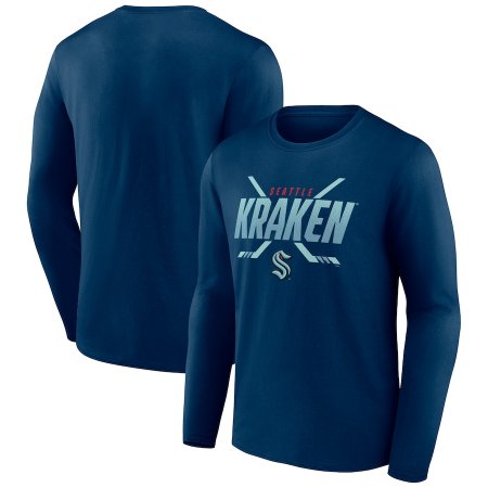 Seattle Kraken - Covert Logo NHL Long Sleeve T-Shirt