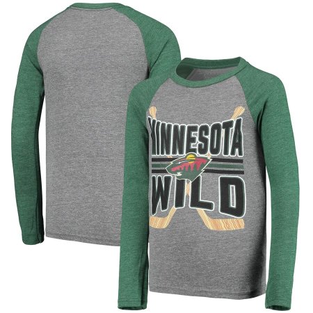 Minnesota Wild Dziecie - Square Up NHL Koszulka s dlugym rukawem - Wielkość: XL