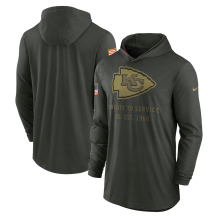 Kansas City Chiefs - 2025 Salute To Service Lightweight NFL Mikina s kapucňou