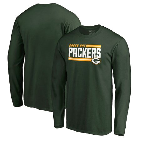 Green Bay Packers - On Side Stripee NFL Tričko s dlhým rukávom