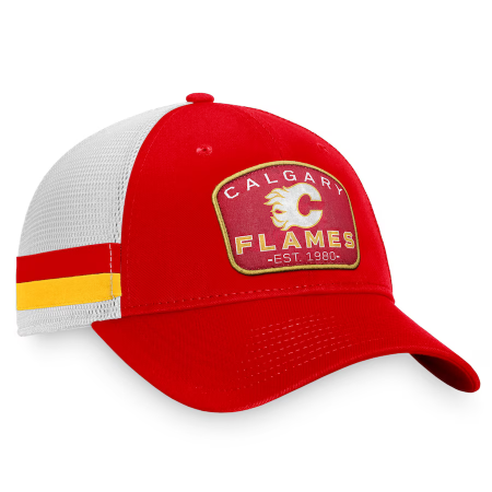 Calgary Flames - Fundamental Stripe Trucker NHL Hat