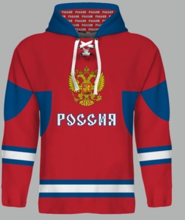 Russia - Sublimated Fan Sweatshirt - Wielkość: L
