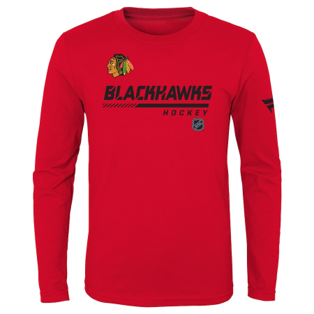 Chicago Blackhawks Detské - Authentic Pro NHL Tričko s dlhým rukávom