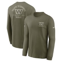 Washington Commanders - 2025 Salute To Service NFL Tricko s dlhym rukavom