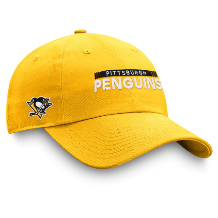 Pittsburgh Penguins - Authentic Pro Rink Adjustable Gold NHL Kšiltovka