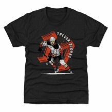 Anaheim Ducks Dziecięcy - Trevor Zegras Brush Black NHL Koszulka