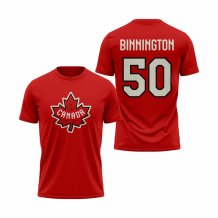 Kanada - Jordan Binnington Hockey Tshirt