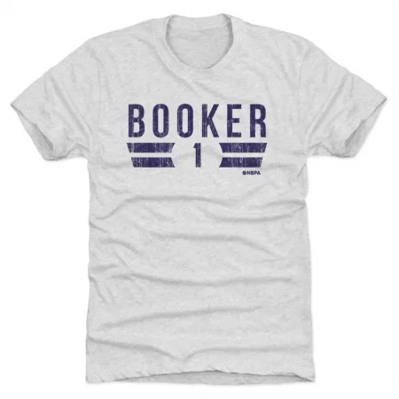 Phoenix Suns - Devin Booker Font White NBA T-Shirt