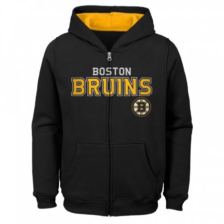 Boston Bruins Dziecięca - Stated Full-Zip NHL Bluza z kapturem