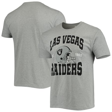 Las Vegas Raiders - Helmet Gray NFL T-Shirt