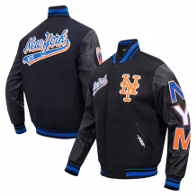 New York Mets - Script Tail Wool Full-Zip Varity MLB Jacket