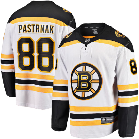Boston Bruins - David Pastrnak Breakaway Away NHL Jersey