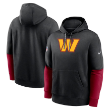 Washington Commanders - 2024 Sideline Club Pullover Black NFL Bluza z kapturem