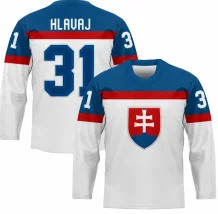 Slovakia - Samuel Hlavaj Hockey Replica Jersey White