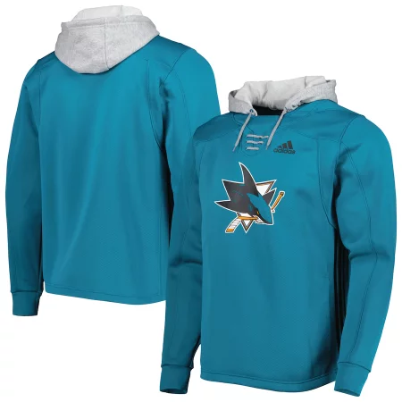 San Jose Sharks - Skate Lace Primeblue  NHL Sweatshirt