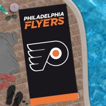 Philadelphia Flyers - Team Black NHL Beach Towel