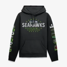 Seattle Seahawks - Super Bowl LX Champs Banner NFL Mikina s kapucňou