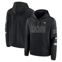 Denver Broncos - Blackout Pullover NFL Mikina s kapucňou