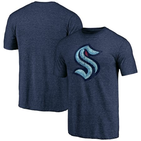 Seattle Kraken - Distressed Tri-Blend NHL T-Shirt