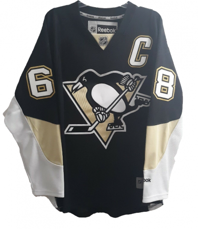 Marc-Andre Fleury Pittsburgh Penguins Black Reebok Name & Number T-Shirt