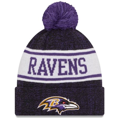 Baltimore Ravens detská - Banner Cuffed NFL Wintermütze