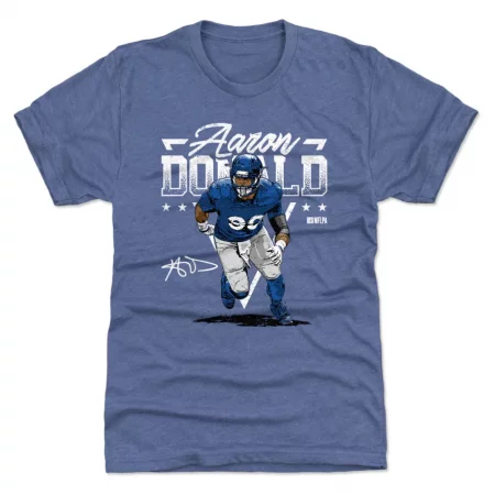Los Angeles Rams - Aaron Donald Triangle NFL T-Shirt