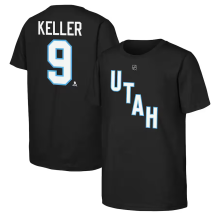Utah Hockey Club Youth - Clayton Keller Stack NHL T-Shirt