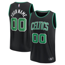 Boston Celtics - Fast Break Replica Black NBA Dres/Vlastné meno a číslo