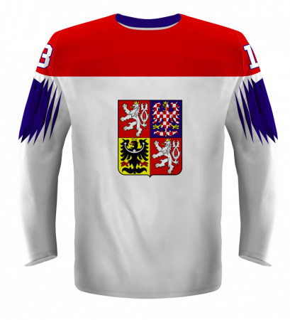 Czechia - Hockey Replica Fan Bluza//Własne imię i numer