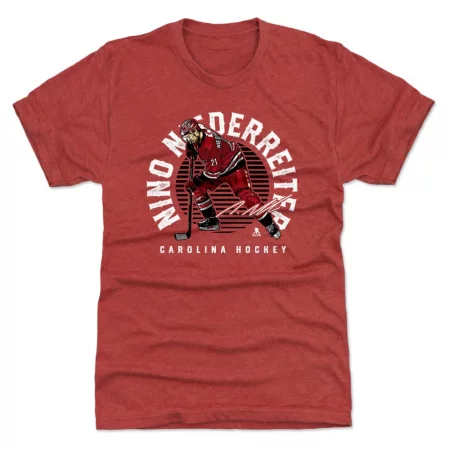 Carolina Hurricanes - Nino Niederreiter Emblem Red NHL T-Shirt