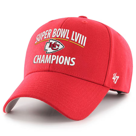 Kansas City Chiefs - Super Bowl LVIII Champions MVP NFL Kšiltovka