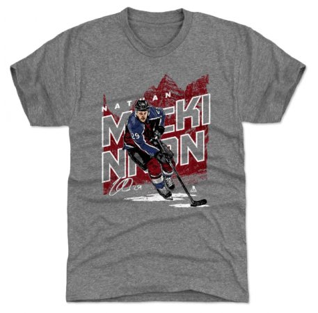Colorado Avalanche - Nathan MacKinnon Player Map NHL T-Shirt