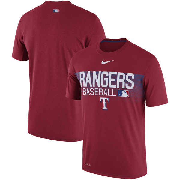 Red Texas Rangers MLB Genuine Merchandise Unisex T-shirt - L