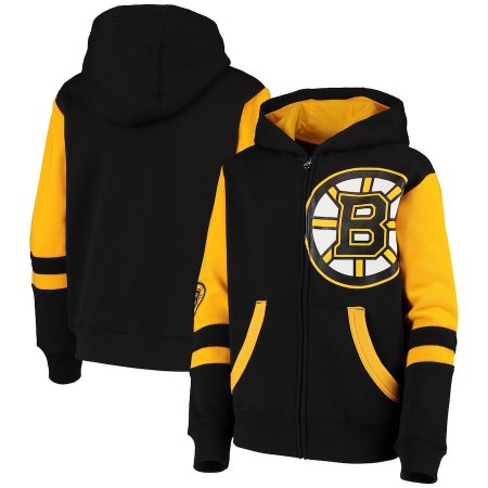 Boston Bruins Dětská - Faceoff Full-zip NHL Mikina s kapucí