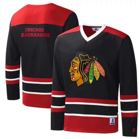 Chicago Blackhawks - Cross Check NHL Langärmlige Shirt