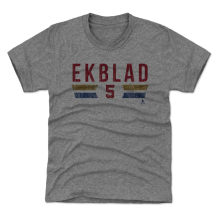 Florida Panthers Dziecięca - Aaron Ekblad Font Gray NHL Koszułka