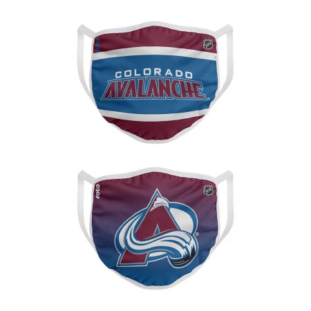 Colorado Avalanche - Colorblock 2-pack NHL Gesichtsmaske