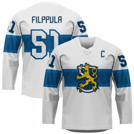 Finnland - Valtteri Filppula 2022 Hockey Replica Trikot Weiß