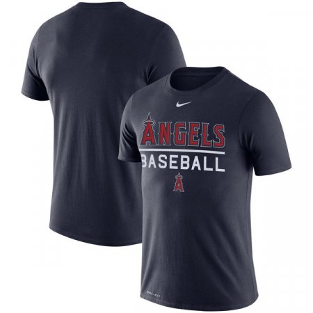 Los Angeles Angels - Wordmark Practice Performance MLB T-Shirt