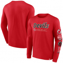 New Jersey Devils - Strike the Goal NHL Long-Sleeve T-Shirt