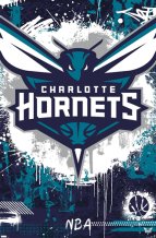 Charlotte Hornets - Maximalist NBA Plakat
