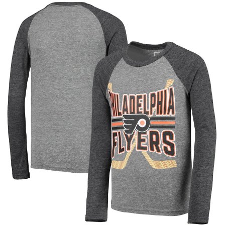 Philadelphia Flyers Kinder - Square Up Raglan NHL Long Sleeve Shirt