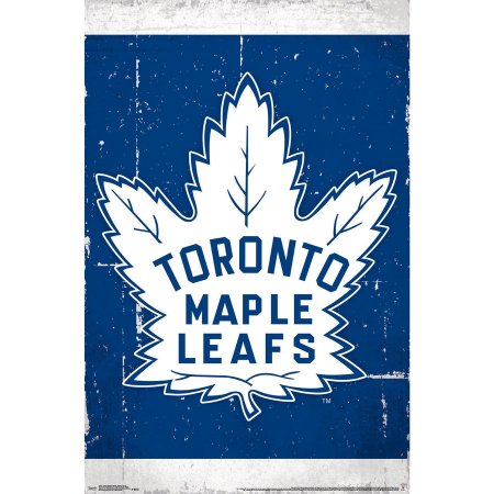 Toronto Maple Leafs - Retro Logo NHL Poster