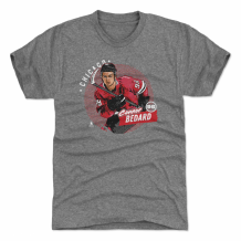 Chicago Blackhawks - Connor Bedard Dots Gray NHL T-Shirt