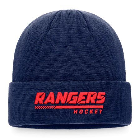 New York Rangers - Authentic Pro Locker Cuffed NHL Czapka zimowa